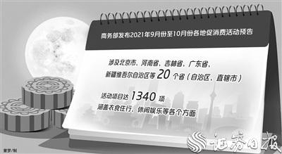 多地1340项促消费活动集中上线中秋假期消费潜力持续释放